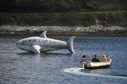 La contracumbre del G-7 2021 en las calles y playa de Cornualles (Reino Unido)