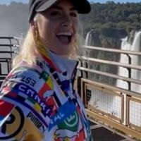 Lali Espósito de vacaciones en Cataratas del Iguazú con David Victori