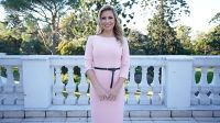 Fabiola Yáñez sorprende con un "look reciclado" en una jornada contra el trabajo infantil