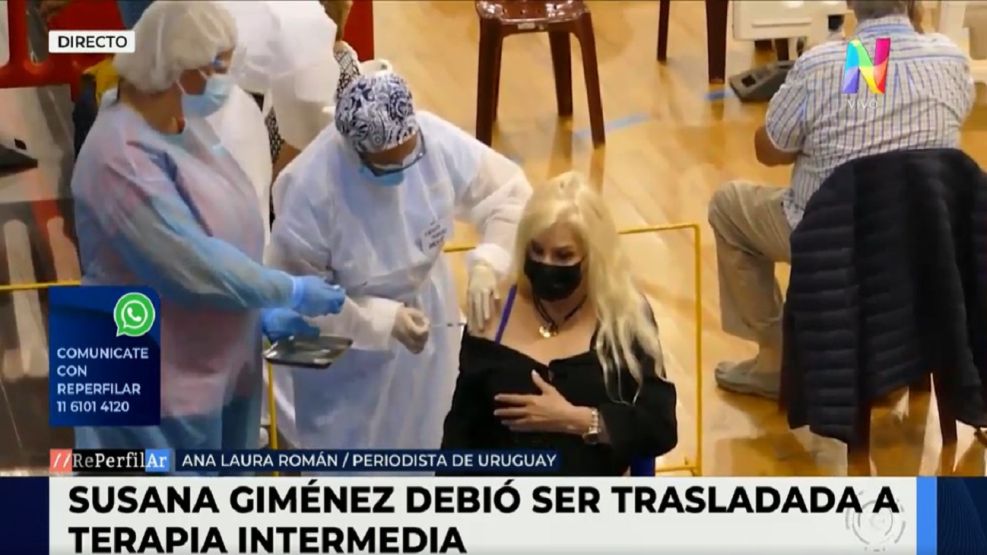 Evoluciona el cuadro de salud de Susana Giménez