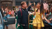 Fin de las restricciones en Nueva York: así fue el impresionante musical de Ariana Grande y James Corden