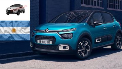 Citroën registra el C3 europeo en Argentina