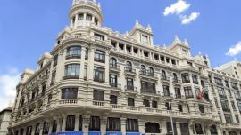 El Pestana CR7 Gran Vía de Madrid se encuentra en un edificio tradicional que fue remodelado con toda la tecnología.