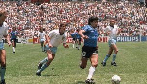 Diego Maradona, gol a Inglaterra en México 86