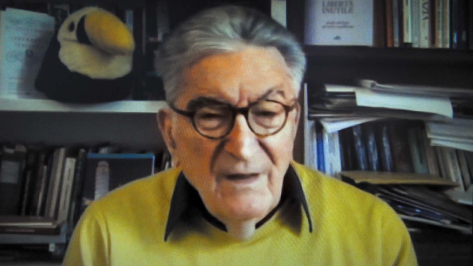 Gianfranco Pasquino, en la entrevista con Jorge Fontevecchia.