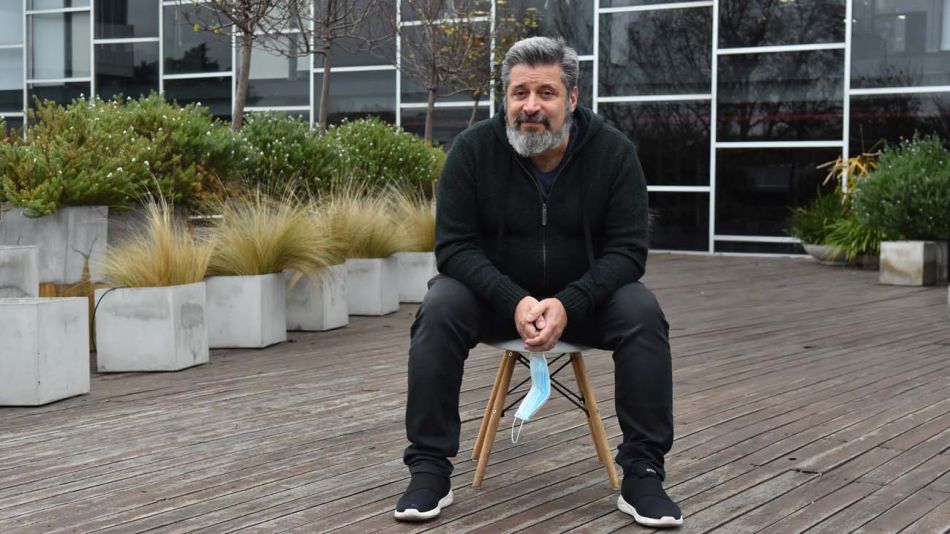 Víctor Santa María, en la entrevista con Jorge Fontevecchia.