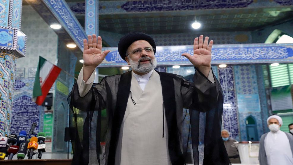El nuevo presidente iraní Ebrahim Raisí 