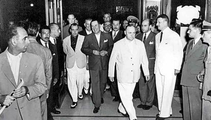 Perón y Apold. El presidente y el hombre que le construyó una red de espías, en una edición del Festival de Mar del Plata.