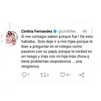 La furia de Cinthia Fernández con Matías Defederico