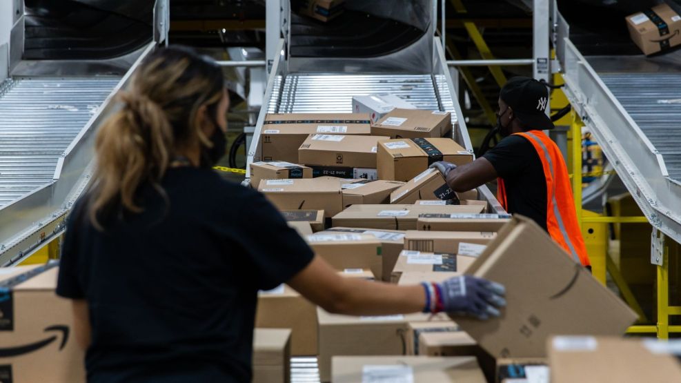 Operations Inside An Amazon Facility On Prime Day