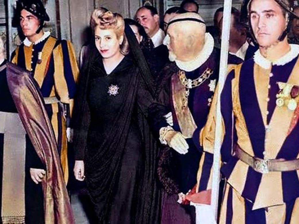 El día que Eva Perón estuvo en el Vaticano | Perfil