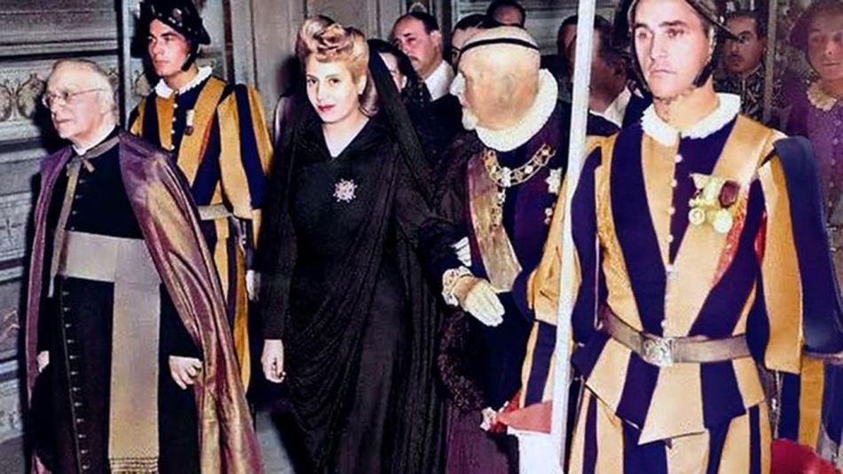 Eva Perón en el vaticano 20210625