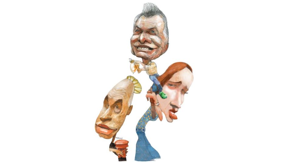 Larreta, Vidal y Macri: 'Juntos, por un Cambio' (...carga con ese peso).