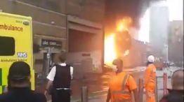 Explosión en una estación de subte en Londres
