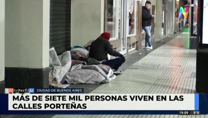 Hay más de siete mil personas viviendo en las calles porteñas