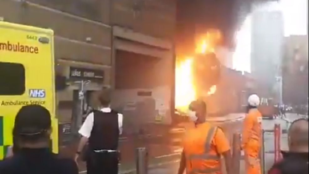 Explosión en una estación de subte en Londres