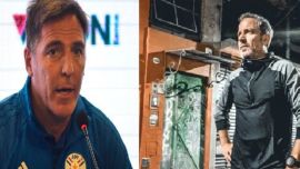 Toto Berizzo (izq.) y Toto Berisso (der.): la imagen con la que ilustró el diario Extra de Paraguay su nota.