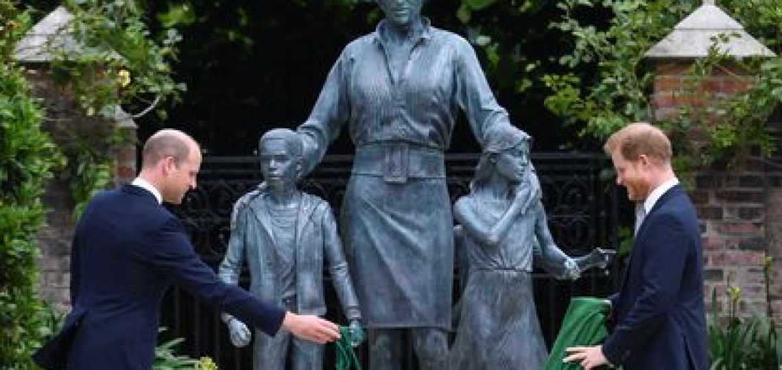 Estatua de Lady Di: La historia detrás del vestuario elegido