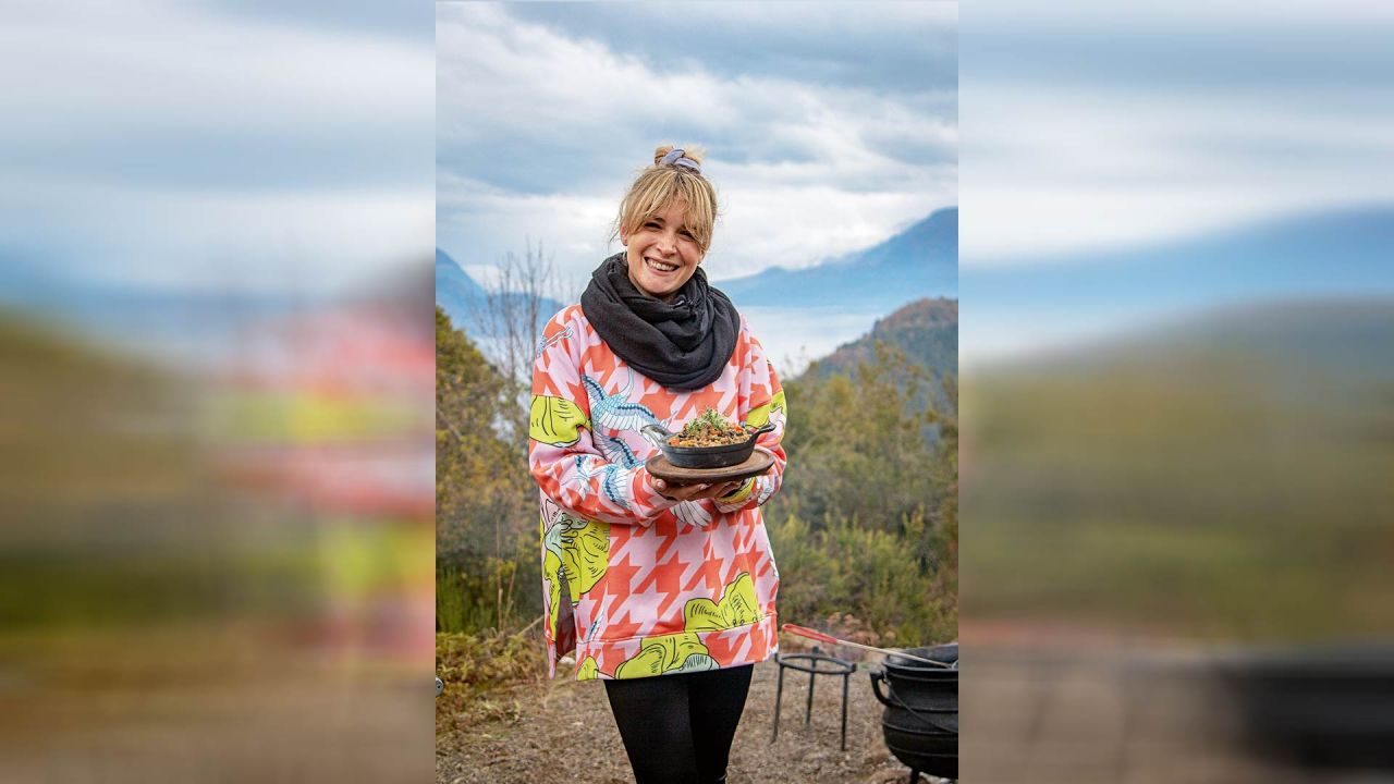 Gracias a su participación en “Cocineros argentinos” puede viajar por el país para conocer toda su gastronomía. Ella aporta recetas vegetarianas. | Foto:Gentileza We Prensa & Comunicación.