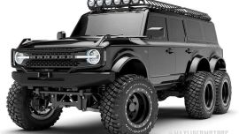 Este espectacular todo terreno de 6 ruedas todavía se encuentra en fase de diseño.