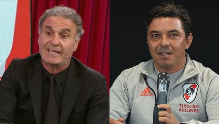 Oscar Ruggeri y Marcelo Gallardo 