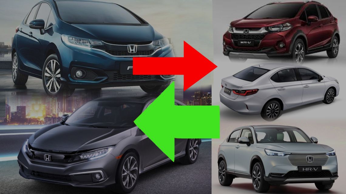 ¿entran Los Nuevos Honda City Hr V Y Wr V Salen Fit Y Civic Parabrisas