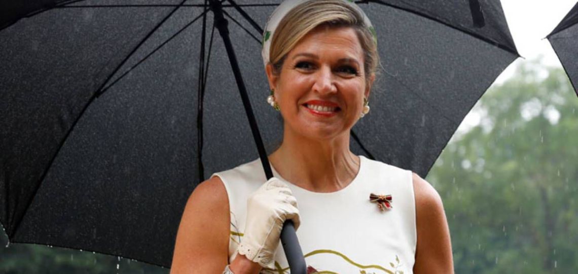 Máxima le hizo un guiño a este artista argentino que intervino su vestido