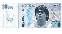 Senado. Proponen que Diego Maradona aparezca en billetes y sellos postales 20210705