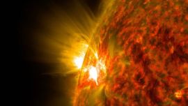 Es la mayor erupción solar de los últimos cuatro años.