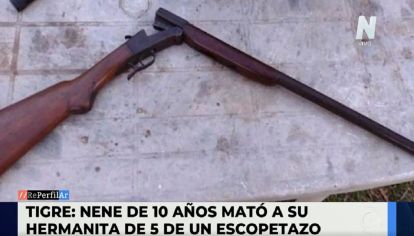 Un nene mató de un escopetazo a su hermana en el Delta