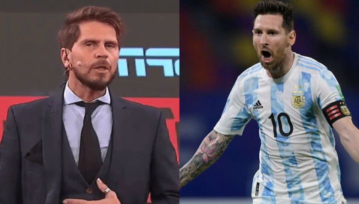 Pollo Vignolo y Lionel Messi