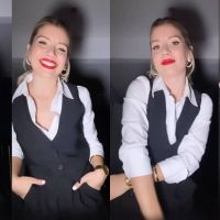 Pelo revuelto, sin maquillaje y ropa de entre casa: el baile de Laurita Fernández que es viral