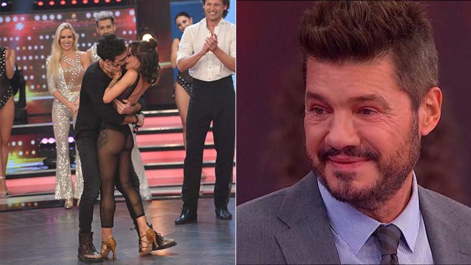 Marcelo Tinelli lloró con la propuesta de casamiento de una de las bailarinas de Showmatch