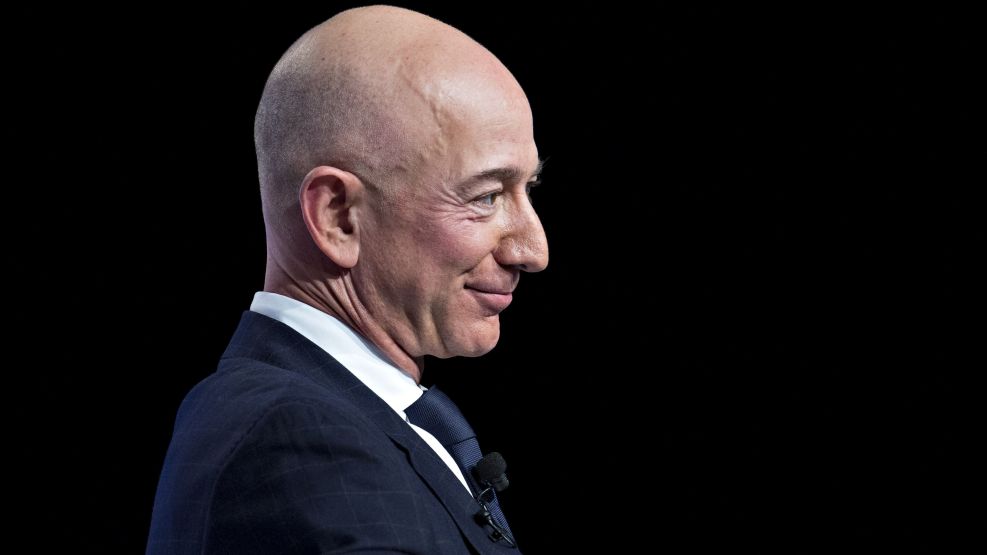 Amazon CEO Jeff Bezos Speaks At Air Force Association Air, Space & Cyber Conference