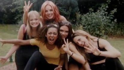 La foto vintage que la banda eligió para celebrar este aniversario.