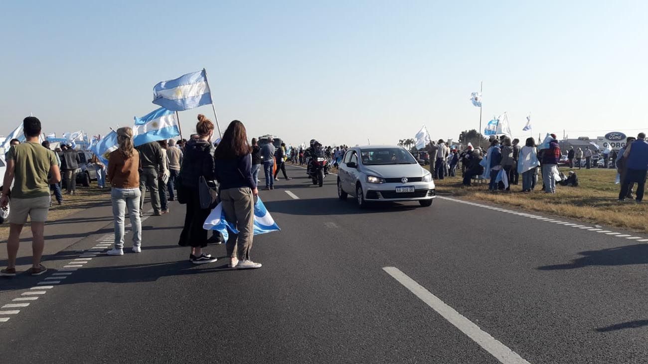 Movilización agropecuaria en San Nicolás