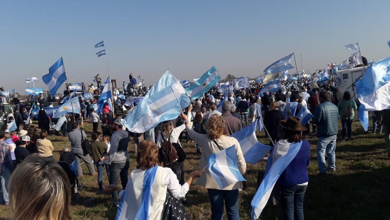 Movilización agropecuaria en San Nicolás