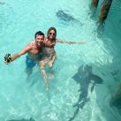 Las fotos de las paradisíacas vacaciones en Bahamas de Pico Mónaco y Diana Arnopoulos