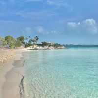 Las fotos de las paradisíacas vacaciones en Bahamas de Pico Mónaco y Diana Arnopoulos