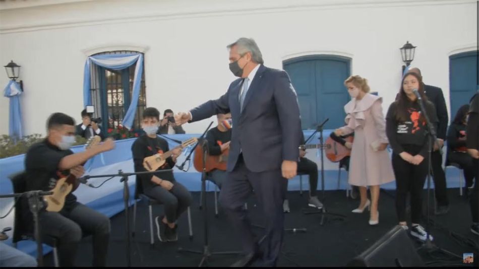 El presidente Alberto Fernández encabeza el acto por el Día de la Independencia 20210709