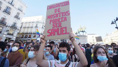Repudio. Indignación por la muerte a golpes de Samuel Luiz en A Coruña. Un crimen de odio repugnante que sacudió a España.