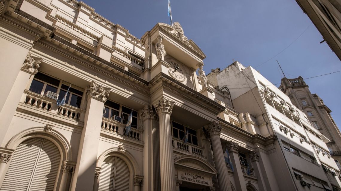 Argentina's Central Bank, in Buenos Aires City.