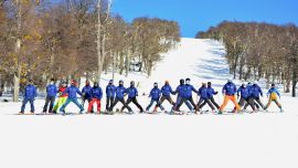 El Cerro Perito Moreno, cercano a La Hoya, abrió oficialmente la temporada de esquí el pasado 9 de julio.