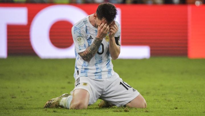 La emoción de Leo Messi