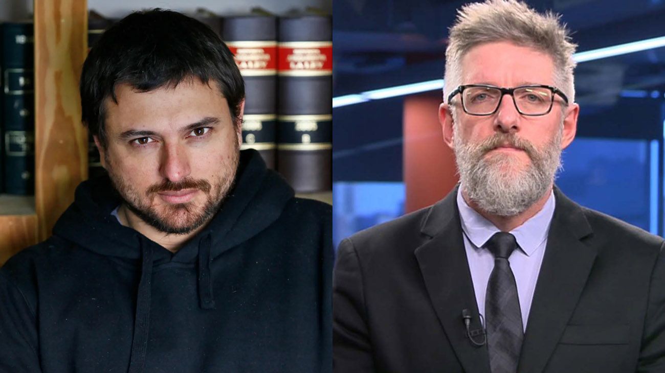 Juan Grabois discutió con Luis Novaresio y abandonó el programa de Viviana Canosa: "Me voy a vengar"