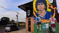 Mural a Maradona en Paraguay