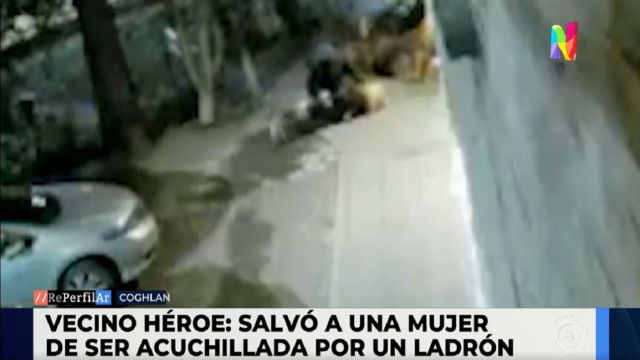 Vecino salvó a una mujer de ser acuchillada en la localidad de Coghlan