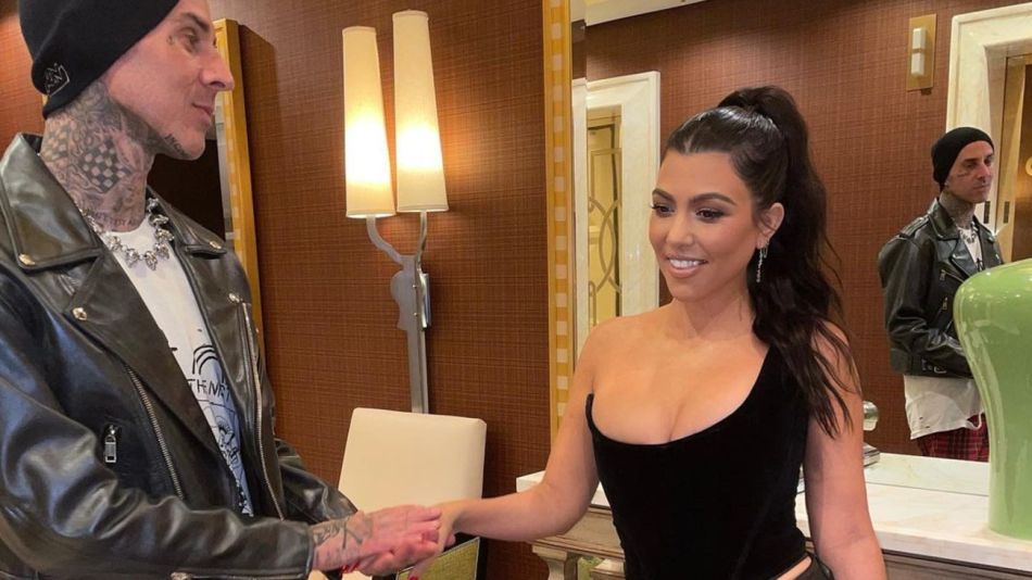 Kourtney Kardashian y Travis Barker se habría casado en Las Vegas