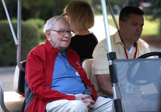 En Sun Valley 2021, Warren Buffett.