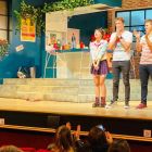 Nicolás Vázquez, Benjamín Rojas y Gimena Accardi en “Una semana nada más” 1607